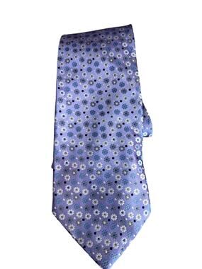 City of London Silk Tie Lavender Floral Print